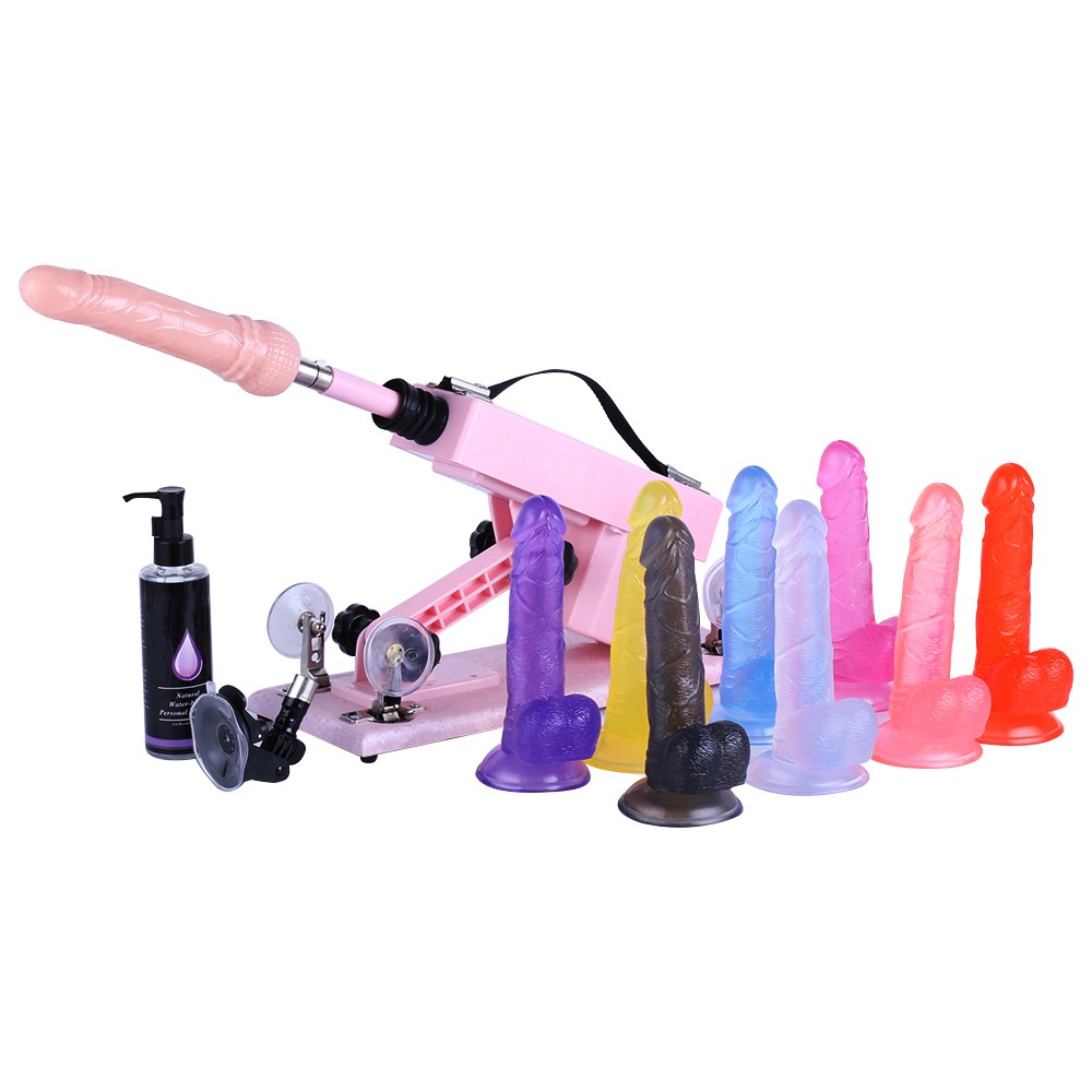 Pink Sex Machine Adjustable And Portable NEW Masturbation