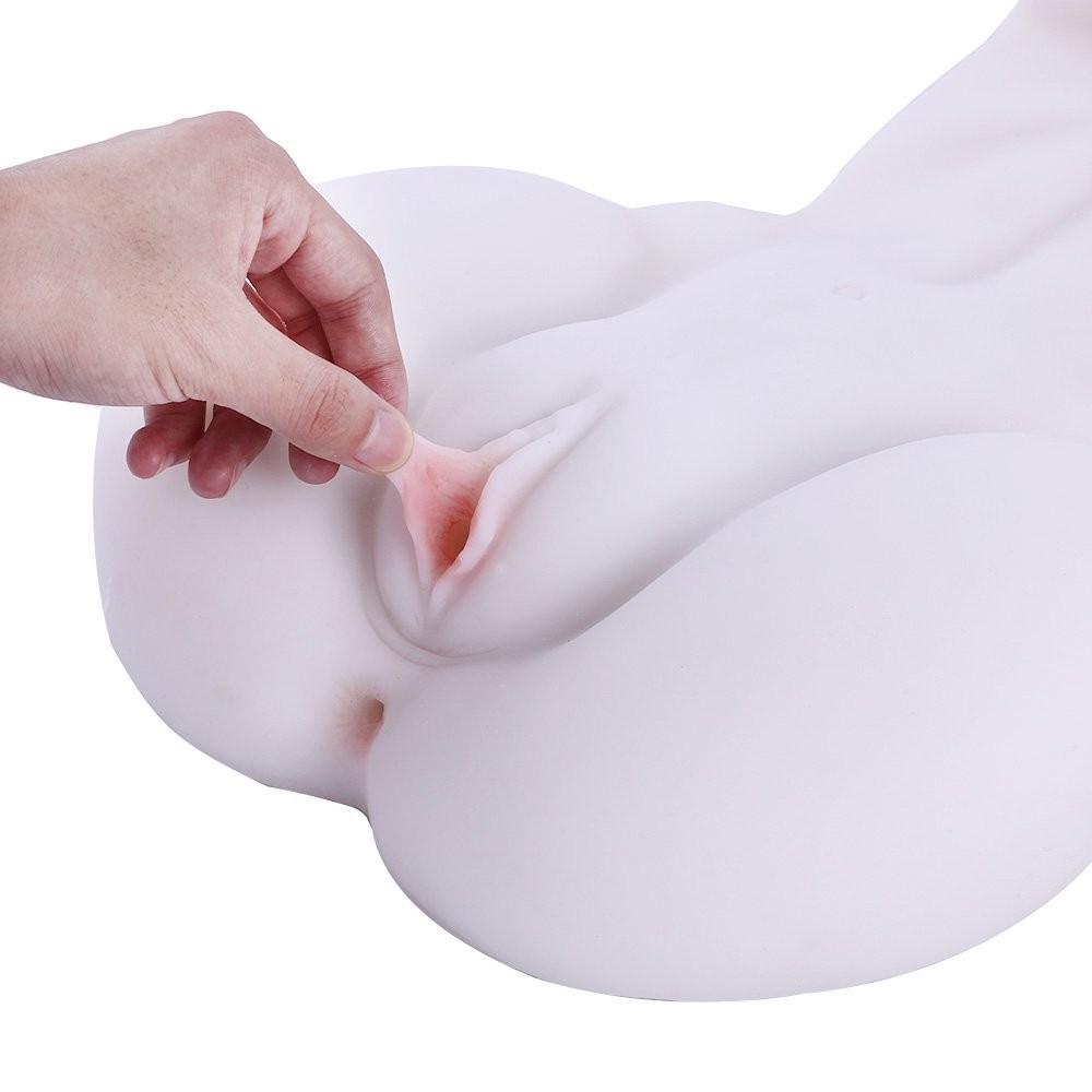 Full Size Lifelike Real Silicone Torso Products With Big Realistic Breast Vagina Anus Sex Doll