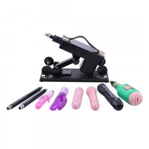 Automatic Thrusting Sex Machine with 5 Dildos and Vagina Cup for Men