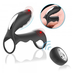 Silicone Enhancing Vibrating Penis Ring Cock Ring For Couples