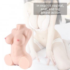 Light Weight Torso Sex Doll with Anal and Vaginal