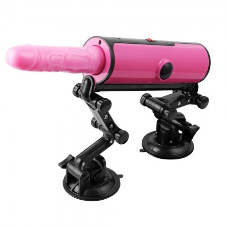 Mini Sex Machine For Women With Remote Control - Rose Red