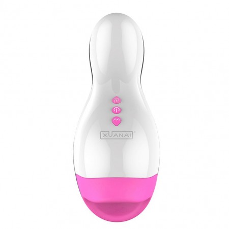 Multi Speed Heating Blow Job Sex Toy Artificial Oral Male Masturbator cup