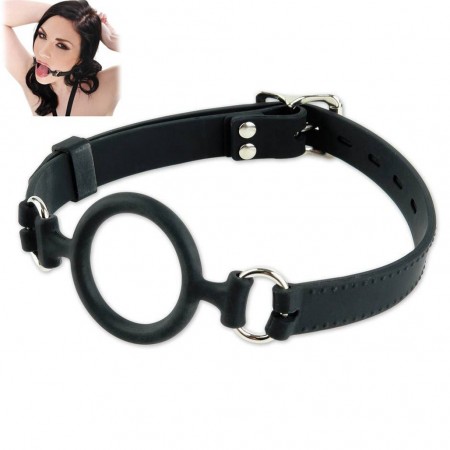 Adjustable Fantasy Small Silicone O-Ring Gag for intermediate bondage play