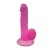 7.5 inch Realistic Dildo Natural with a Suction Cup Base - Pink