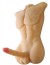 Full Solid Silicone Male Doll with Big Dildo, Sex Doll for Women or Men, Gay Sex Products