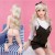 125cm 4.1ft A Cup TPE Lifelike Silicone Sex Doll with 3 Holes Adult Real Love Doll Felicia