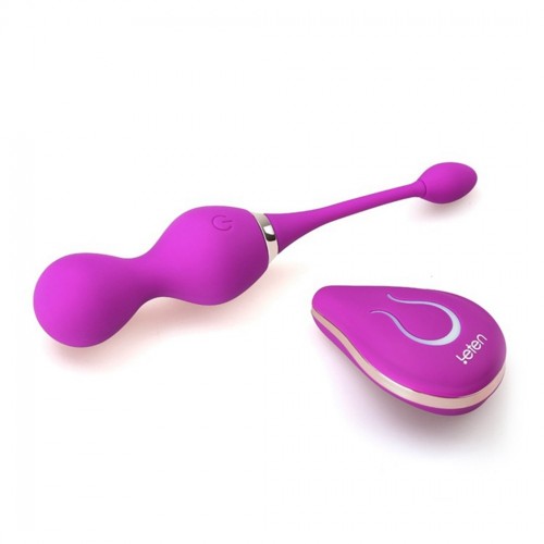 Leten vibreur kegel ball jouet sexy pour femme 10 Modes rechargeable Vaginal Tight exercise machine