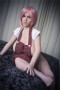 141cm Real Doll Kaya Big Breast Short Pink Hair Sex Dolls