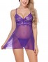 Women Babydoll Lingerie Sleepwear Lace Chemises Outfit