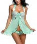 Sexy Nightwear Lace Babydoll Strap Chemise Halter Lingerie for Women