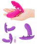 Dual Motors 20 Speeds Wireless 20M Remote Control On Dildo Vibrator For Woman