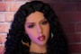 Gustave : 158cm black curly hair C cup real size silicone sex doll