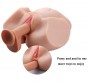 Realistic Pussy Anal Male Masturbator with Sucking & Vibrating Device
