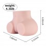 Small Size Portable 4.36lb Butt Sex Doll