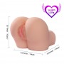 The latest 100% silicone big butt sex doll with real vagina and anus