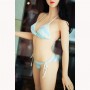 153cm 5.02ft Life Size Asian Japannes Love Doll Realistic Silicone 3 Holes TPE Sex Doll Anelyse