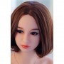 160cm 5.24ft Full Size Realistic Sex Doll Silicone Love Doll with Metal Skeleton 3 Holes Ass Vagina Oral