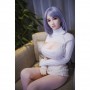 163cm 5.34ft Natural Skin Full Size Lifelike Solid Realistic Sex Doll with Metal Skeleton 3 Holes Love Doll