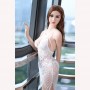 165cm 5.41ft Lifelike Love Doll Adult Silicone Sex Doll White Skin Big Ass Brown Hair