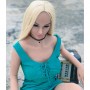 158cm 5.18FT Life Like Silicone Sex Doll with Metal Skeleton 3 Holes Real Love Doll Beatrix