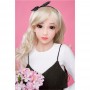 125cm 4.1ft A Cup TPE Lifelike Silicone Sex Doll with 3 Holes Adult Real Love Doll Felicia