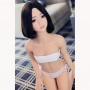 141cm A Cup Flat Chest Japanese Silicone Sex Dolls Adult Lifelike TPE Small Breast Love Doll