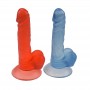 7.5 inch Realistic Dildo Natural with a Suction Cup Base - Red