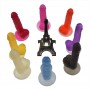 7.5 inch Realistic Dildo Natural with a Suction Cup Base - Yellow