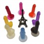 7.5 inch Realistic Dildo Natural with a Suction Cup Base - Purple