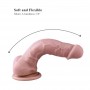 Premium Silicone Dildo, Realistic Penis With Suction Cup (Small)