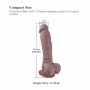 Premium Silicone Dildo, Realistic Penis With Suction Cup (Medium)