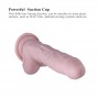 Premium Silicone Dildo, Realistic Penis With Suction Cup (Medium)