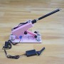 Pink Automatic Masturbator Sex Machine with Super Big Dildo