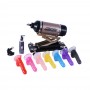 Quiet Sex Machines with 7.5 inch Colourful Jelly Realistic Dildo