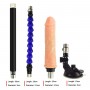 Female Masturbation Sex Machine Gun with Many Dildo Accessories - E