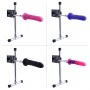 6.7" Colorful Dildo for Premium Sex Machine with Quick Air Connector System, 4PCS with 4 Different Veins