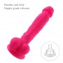 9" Silicone Dildo for Hismith Sex Machine with Quick Air Connector