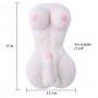 White Full Silicone Lady Boy Sex Doll with Penis and Big Breast