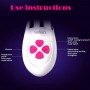 Leten Rechargeable Double strong motor Heating Rabbit Vibrators