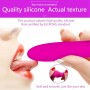 USB Rechargeable Powerful Real skin soft Vibrating Dildo G Spot Vibrators For Women