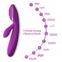 Medical Silicon Powerful G Spot Clitoris Stimulator Vibrator For Women