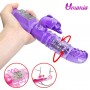 Rabbit Vibrator with 12 Speeds Rechargeable Sexy Vibrating Vibe
