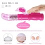 Rabbit Vibrator with 12 Speeds Rechargeable Sexy Vibrating Vibe