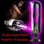 Automatic Rotating Male Masturbator Handfree real skin Pocket Pussy