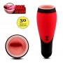 30 Modes soft skin Vibrating Blowjob Deep Throat Oral Masturbation Cup for Male