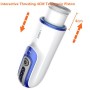  Rechargeable Male Aircraft Masturbation Cup Intelligent Heating Interactive Thrusting 4CM Telescopic Piston