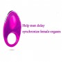 Rechargeable 20 Speed vibrating cock ring Delay Spray for Men