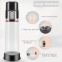 Rechargeable Automatic Penis Vacuum Pump Enlargement with 4 Suction Intensities