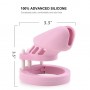 Silicone Soft Cock Cage Chastity Device Chastity Cage for Male Penis Exercise 